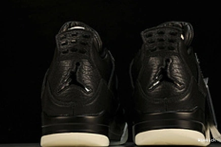 Black 819139-010 Jordan Hair 4 Pony Retro 1128